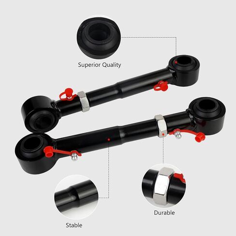 Upgrade Adjustable Front Swaybar Quicker Disconnect System Compatible with Wrangler 1998-2006 TJ & Cherokee 1984-2001 XJ in Saudi Arabia