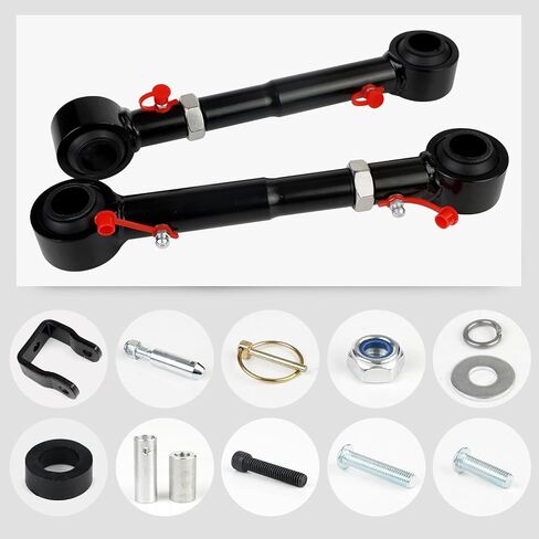 Upgrade Adjustable Front Swaybar Quicker Disconnect System Compatible with Wrangler 1998-2006 TJ & Cherokee 1984-2001 XJ in Saudi Arabia