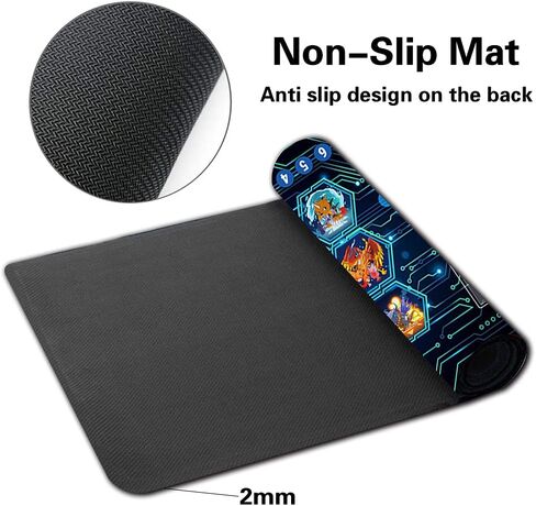 Board Game DTCG Playmat + Free Storage Bag Play Mats Size 24x12in Compatible for Digimon RPG (10785478) in Saudi Arabia