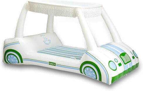 FUNBOY Giant Inflatable Country Club Golf Cart, Two Cup Holders, Removable Fringe Shade, Float for Summer Pool Party and Entertainment in Saudi Arabia