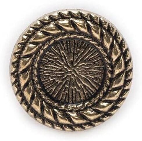 5pcs Vintage Round Shank Retro Metal Pattern Button Sewing Clothing Handmade Crafts Accessories Decoration (Antique Gold, 25mm) in Saudi Arabia