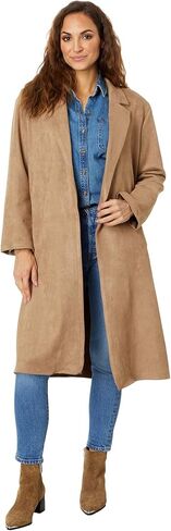 [BLANKNYC] Womens Women's Long Faux Suede CoatCoat in Saudi Arabia
