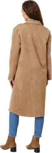 [BLANKNYC] Womens Women's Long Faux Suede CoatCoat in Saudi Arabia