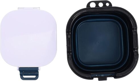 VICASKY Paint Mixing Case Paint Brush Basins 3 in 1 with Mixing and Washing Container Foldable Pigment Pen Washing Bucket Portable Bucket Paint Box Packing Box (Black) in Saudi Arabia