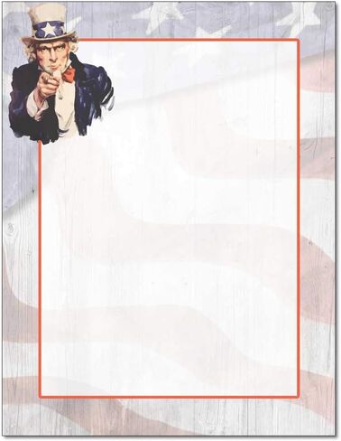 Patriotism Letterhead Laser & Inkjet Printer Paper (25 Sheets) in Saudi Arabia