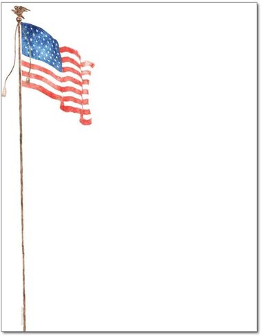 Patriotism Letterhead Laser & Inkjet Printer Paper (25 Sheets) in Saudi Arabia