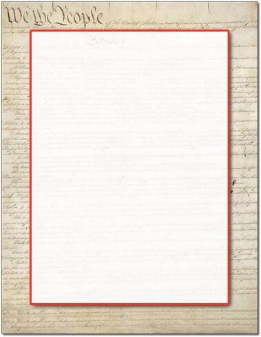 Patriotism Letterhead Laser & Inkjet Printer Paper (25 Sheets) in Saudi Arabia