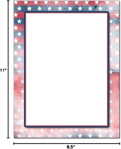 Patriotism Letterhead Laser & Inkjet Printer Paper (25 Sheets) in Saudi Arabia