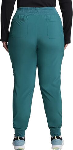 Dickies Women's Scrub Sets V-Neck Top DK615 Mid Rise Jogger DK065 with Moisture Wicking, Durable, and 360° Stretch Fabric, Hunter Green- M Top/M Pant in Saudi Arabia