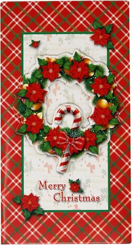 Gift Boutique Christmas Money or Gift Card Holders with Envelopes 12 Count in 4 Assorted Pop up Merry Xmas Design with Slot for Holiday Greeting Cards Cash Check Dollars Flower Arrangement Cards in Saudi Arabia