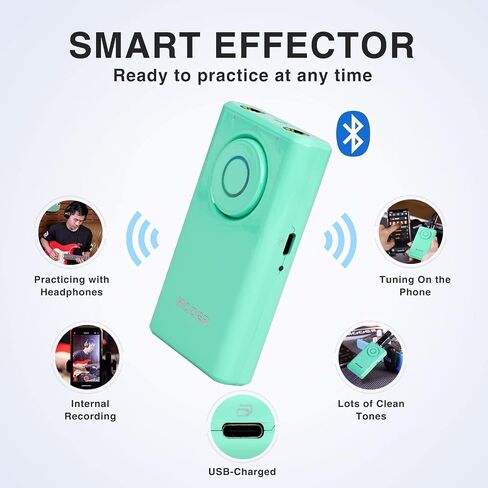 MOOER S1 Multi-Effects Processor, Stereo Electric Guitar Pedals with Wireless Footswitch Controller 2 IN 1 126 Guitar Effects Tuner 10 Metronome 40 Drum Machine 80s Looper OTG USB Recording in Saudi Arabia