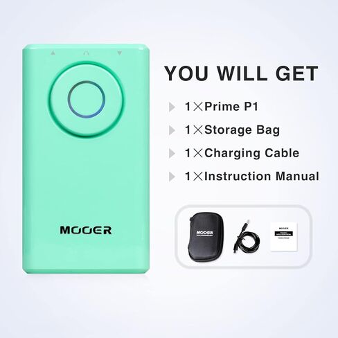 MOOER S1 Multi-Effects Processor, Stereo Electric Guitar Pedals with Wireless Footswitch Controller 2 IN 1 126 Guitar Effects Tuner 10 Metronome 40 Drum Machine 80s Looper OTG USB Recording in Saudi Arabia