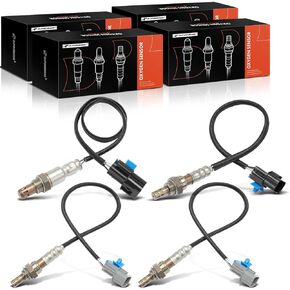 A-Premium O2 Oxygen Sensor Compatible with Kia Sorento 2011-2018 3.3L 3.5L, Sedona 2011-2012 3.5L & Hyundai Santa Fe 2010-2018 3.3L 3.5L, Santa Fe XL 2019 3.3L, Upstream and Downstream, 4-PC Set