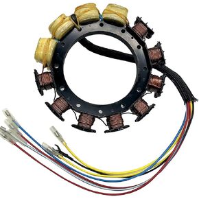Stator for Mercury 174-9873-16 Outboard 135 150 175 210 HP SportJet 18-5867 398-9873A39 9873A3 9873A4 2-Stroke 6-Cylinder 16-AMP XR2 XR4 CARB M2 2.5 L