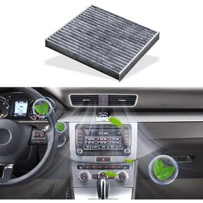 Cabin Air Filter with Activated Carbon, CP285 CF10285 Engine Air Filter, Automotive interior Accessories AC & Heater Cabin Filter Compatible with Toyota, Lexus, Subaru, Scion, Land Rover