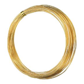 uxcell 18 Gauge 1mm Aluminum Wire, 32.8 Ft(10m) Bendable Metal Wire Jewelry Craft Wire Beading Armature Wire for DIY Crafts Wreath Making Sculpting Floral Bonsai Trees, Yellow