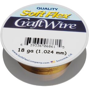 Soft Flex 18 Gauge Craft Wire Permanently Colored Copper Wire - Scratch Resistant Artistic Wire in Kuwait