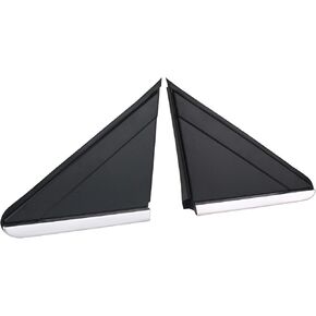 Mirror Flag Applique Panel Trim | Compatible with 2008-2016 Chrysler Town & Country,2008-2020 Dodge Grand Caravan,2014-2015 Ram C/V | 1BE431XFAB 1BE431XFAA Front Door Passenger Side Mirror Cover