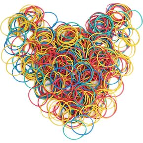 Rubber Bands #16 Assorted Color Rubber Bands Elastic rubber Band,Rubber Bands Assorted, Multicolor Rubber Bands for home or office items