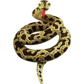 80" Snake Stuffed Animal Plush, Realistic Curling Giant Snake Plush Toys for Kids Zoologist Halloween Costume, Lifelike Boa Constrictor Stuff Snake Soft Plushies Toy Gifts for Kids Birthday