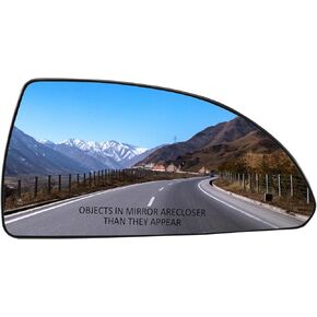Passenger Side Mirror Replacement for Chevrolet Chevy Impala SS LS LT LTZ, Impala Limited LS LT LTZ,Monte Carlo LTZ LS LT SS - Right Side Mirror Glass, Rear View Power Heated Mirrors Glass