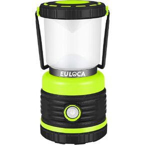 EULOCA Camping Lantern LED, Super Bright 1200lm Dimmable , 4 Light Modes,Power Bank Waterproof Tent Light, Perfect Work Flashlight for Hurricane, Hiking, Home, Emergency and More