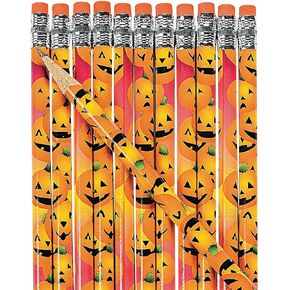Fun Express - Halloween Pencils (2dz) for Halloween - Stationery - Pencils - Pencils - Printed - Halloween - 24 Pieces