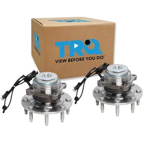 TRQ Front Wheel Hub Bearings Assembly Set Compatible with 2018-2021 Chevrolet Express 2500 Express 3500 GMC Savana 2500 Savana 3500 2021 Savana 4500