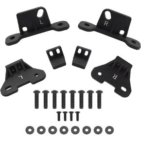 Hard Top Mounting Bracket Kit Compatible with 2018-2024 Jeep Wrangler JL JLU 2020-2024 Gladiator JT 2021-2024 Wrangler 4Xe