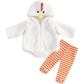 Ayalinggo Toddler Chicken Costume Baby Boy Girl Duck Outfit Fuzzy Chick Romper infant Halloween Cosplay Clothing With Legging
