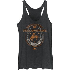 Fifth Sun Girls' Y Yellowstone Buckle Bunny Women's Racerback Tank Top
