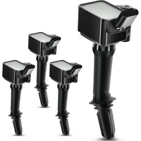 A-Premium Engine Ignition Coil Packs Compatible with Buick Encore 2018 Chevrolet Cruze Malibu 2016-2018 Equinox GMC Terrain 2018 L4 1.4L 1.5L 4-PC Set