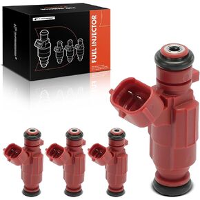 A-Premium Set of 4 Fuel Injectors Compatible with Kia Spectra 2000-2004, Sephia 1998-2001, 1.8L, Replace# 9260930008, 0K2A513250A