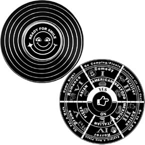 Decision Maker Paperweight,Turntable for Food Movie Activity Decision Replace Dice Anniversary Valentines Day Gifts Date Night Ideas for Couples Christmas Birthday Gifts