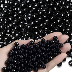 XIANNVXI Purple Pearl Beads for Jewelry Making 500Pcs 8mm Purple Round Pearl Beads with Hole for Crafs Pearl Beads for Bracelets Necklace Making