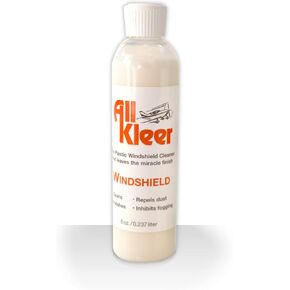 8 oz-Premium Plastic Polish & Cleaner Cleans & Polishes:Plastic/Glass Windshield, Motorcycle Visor/Windshield,Golf Cart Body/Windshield,Marine/Boat (8 oz 1 Pack)