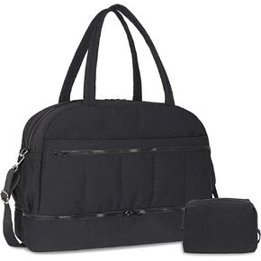 حقيبة دفل للسفر للنساء، حقائب ليلية لعطلة نهاية الأسبوع مع حجرة للأحذية، حقيبة حمل أثناء السفر لصالة الألعاب الرياضية للنساء in Kuwait