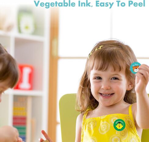 أكثر من 1920 ملصقًا حافزًا على شكل حيوانات مستديرة، أكثر من 190 تصميمًا كرتونيًا، هدايا تحفيزية للمعلمين في الفصول الدراسية، حيوانات برية/مزرعة/بحرية، تشجع الأطفال على القيام بالأعمال المنزلية والذهاب إلى المرحاض (10 ورقات) in Kuwait