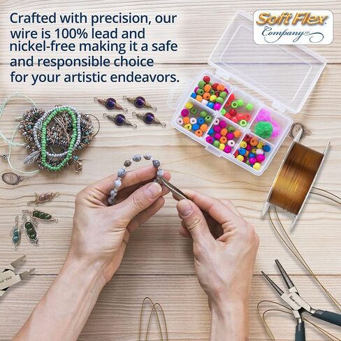 Soft Flex 18 Gauge Craft Wire Permanently Colored Copper Wire - Scratch Resistant Artistic Wire in Kuwait