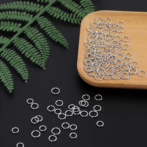 300 Pcs Jump Rings for Jewelry Stainless Steel O Rings Connectors Open Jump Rings for Jewelry Making Split Rings Metal Connector Rings Set for Keychain Necklaces Bracelet 8mm 9mm 10mm in Saudi Arabia