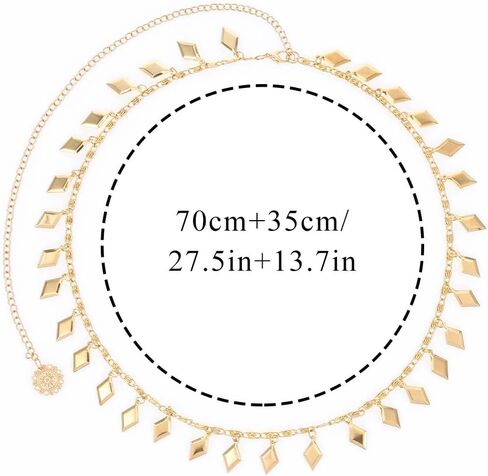 Gold Waist Chain Belly Body Chains Rhinestone Chain Belt Layered Body Jewelry Crystal Belly Chain for Women in Saudi Arabia