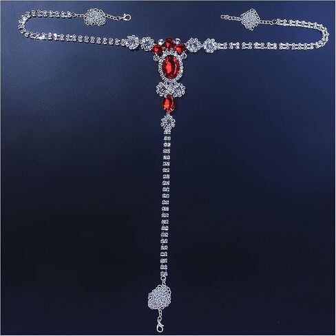 Sexy Crystal Chain Thong Panties Jewelry for Women Rhinestone Waist Chain Thong Festival G String Bikini Low Back Panties Body Jewelry in Saudi Arabia