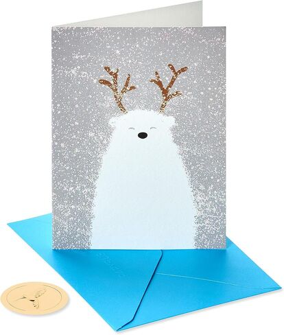 Papyrus Boxed Christmas Cards with Envelopes, Holiday Cheer, Polar Bear (20-Count) in Kuwait