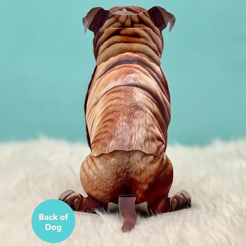 Freshcut Paper Pop Up Pet Cards, Gifts for Dog Lovers, Birthday Cards with Accessory Sheet, Note Card & Envelope, 3D Popup Greeting Cards, English Bulldog in Saudi Arabia