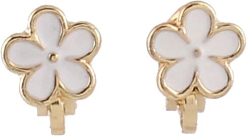Fashion Cute Small Clover Bowknot Flower Cartoon Clip on Earrings Non Piercing for Women Charm Ear Clip in Kuwait