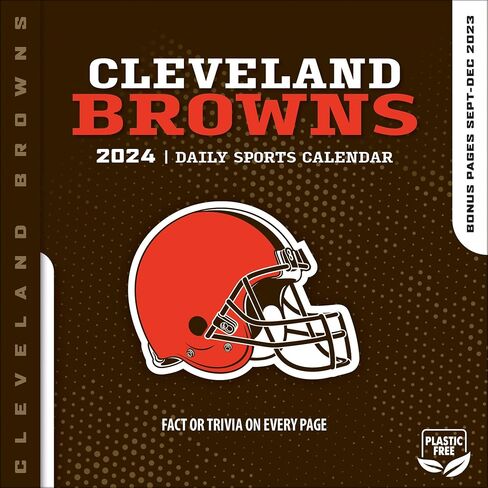 Turner Sports Cleveland Browns 2025 Box Calendar (25998053035) in Saudi Arabia