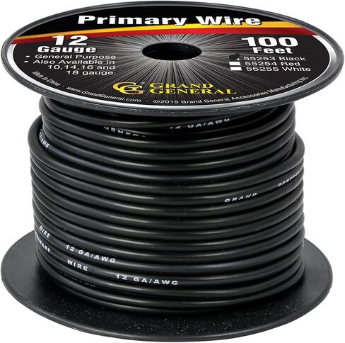 Grand General 55251 Red 12-Gauge Primary Wire in Saudi Arabia
