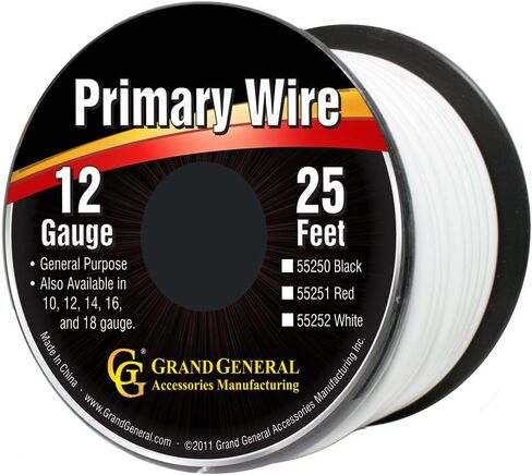 Grand General 55251 Red 12-Gauge Primary Wire in Saudi Arabia