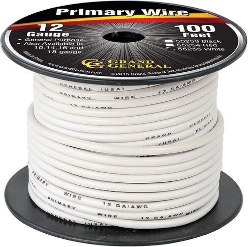 Grand General 55251 Red 12-Gauge Primary Wire in Saudi Arabia