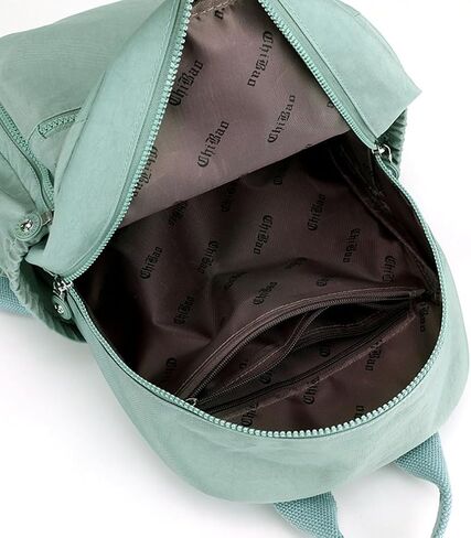 Mini Backpack for Women Small Nylon Backpack Purse Casual Daypack shopping for Ladies (Khaki) in Saudi Arabia